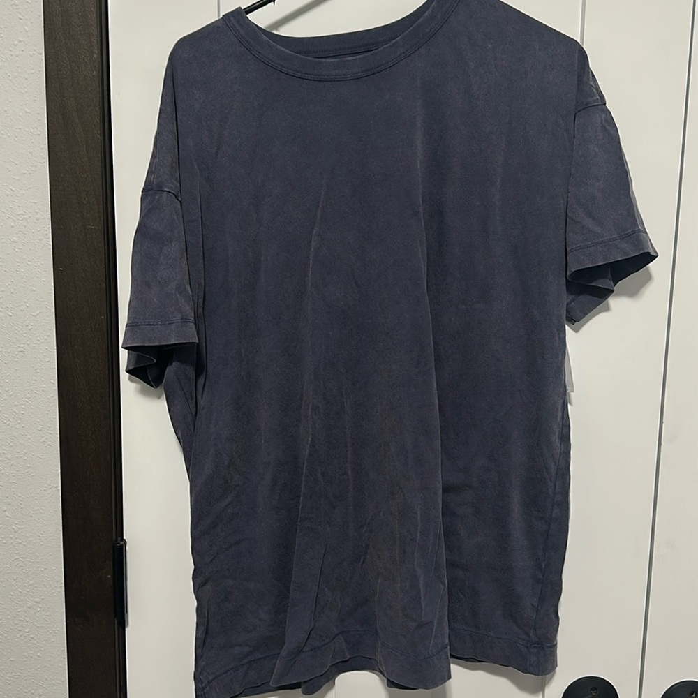 Blue tee
